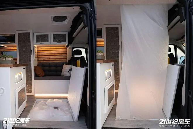 Promaster露营车把舒适感拉满了澳门新葡京四面环窗仰望星空！这辆Ram(图2)
